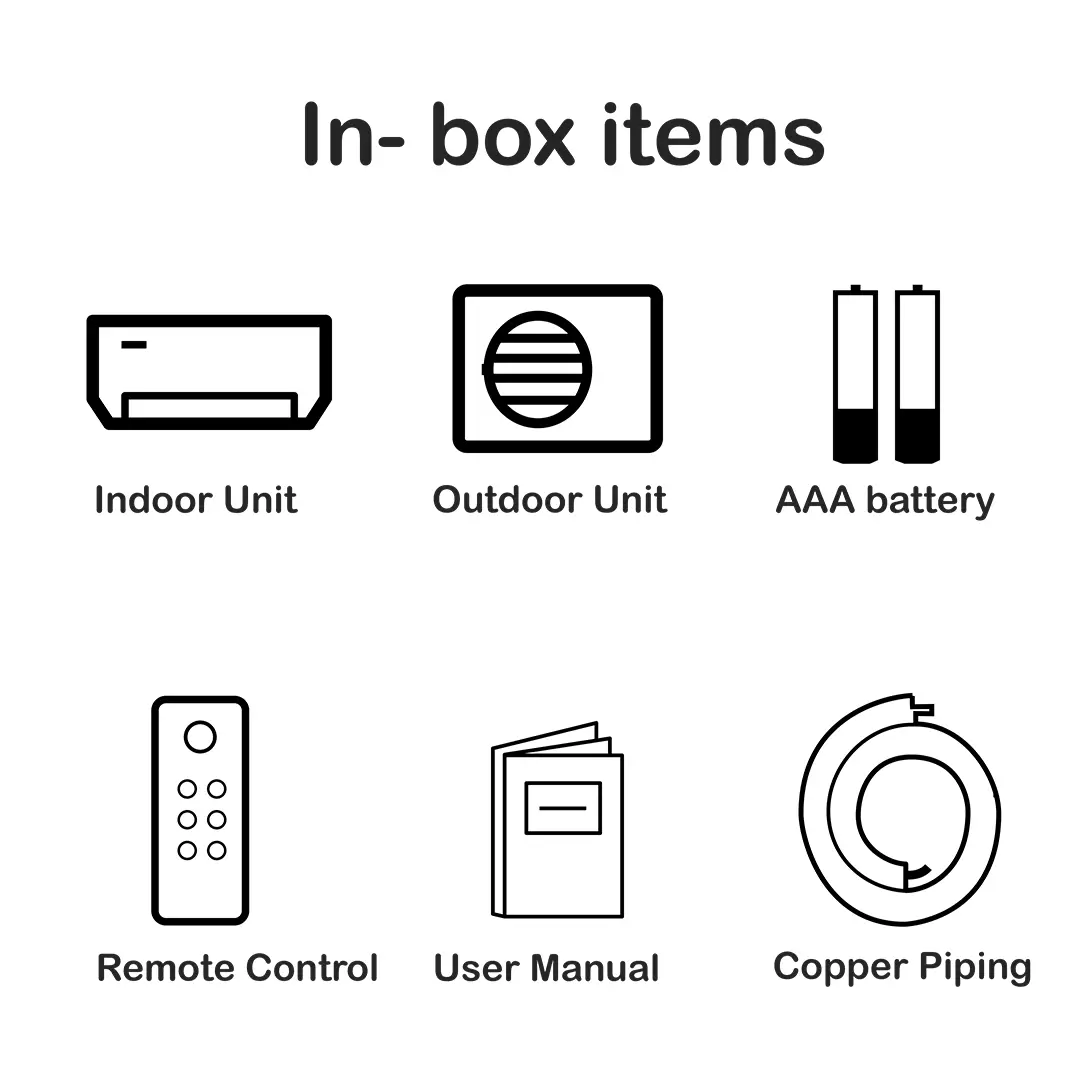 Dawlance PurSense 1.5 Ton Inverter Split AC Black